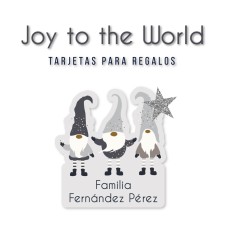 Navidad Tarjetas Joy to the World Navidad Tarjetas Joy to the World