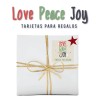 Navidad Tarjetas Love Peace Joy