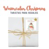 Navidad Tarjetas Watercolor Christmas Navidad Tarjetas Watercolor Christmas