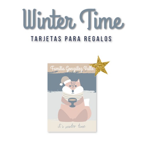 Navidad Tarjetas Winter Time Navidad Tarjetas Winter Time