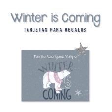 Navidad Tarjetas Winter is Coming Navidad Tarjetas Winter is Coming