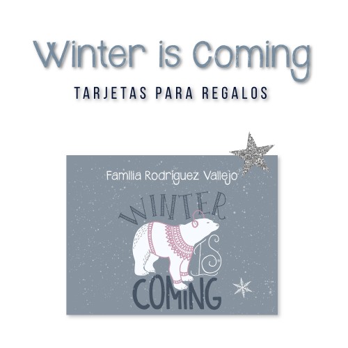 Navidad Tarjetas Winter is Coming Navidad Tarjetas Winter is Coming