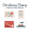 Navidad Etiquetas Christmas Stamp Navidad Etiquetas Christmas Stamp