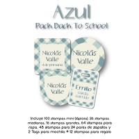 Pack Back to School Azul Pack Back to School Azul