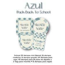 Pack Back to School Azul Pack Back to School Azul