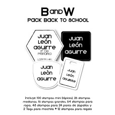 Pack Back to School B&W Pack Back to School B&W