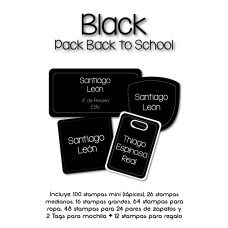 Pack Back to School Black Pack Back to School Black