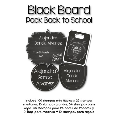 Pack Back to School Blackboard Pack Back to School Blackboard