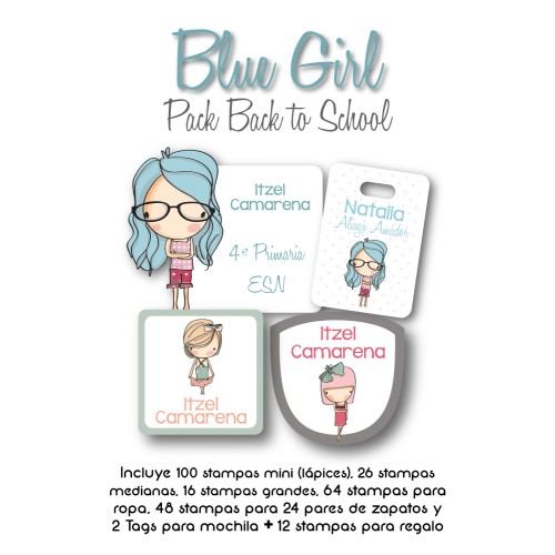 Pack Back to School Blue Girl Pack Back to School Blue Girl