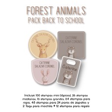 Pack Back to School Forest Animals Pack Back to School Forest Animals