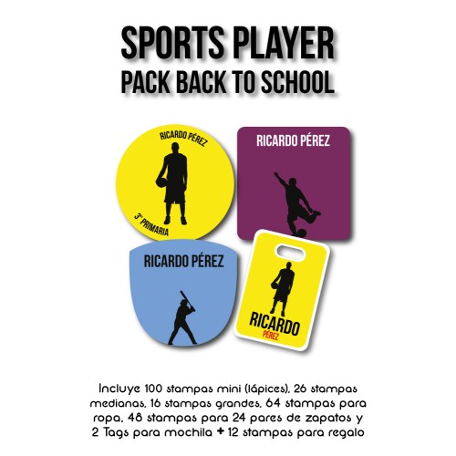 Pack Back to School Sports Player