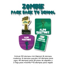 Pack Back to School Zombie Pack Back to School Zombie