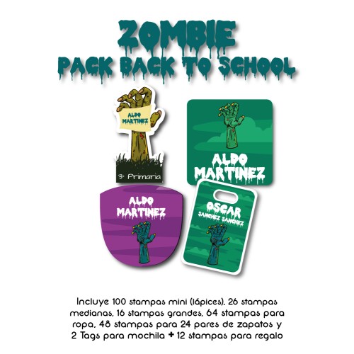 Pack Back to School Zombie Pack Back to School Zombie