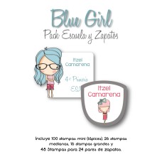Pack School & Shoes Blue Girl Pack School & Shoes Blue Girl