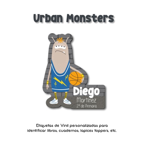 Escuela Vinil Urban Monsters Escuela Vinil Urban Monsters