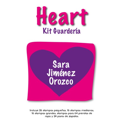 Kit Guarderia Heart Kit Guarderia Heart
