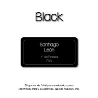 Escuela Vinil Black