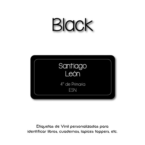 Escuela Vinil Black Escuela Vinil Black