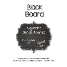 Escuela Vinil Blackboard