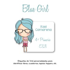Escuela Vinil Blue Girl