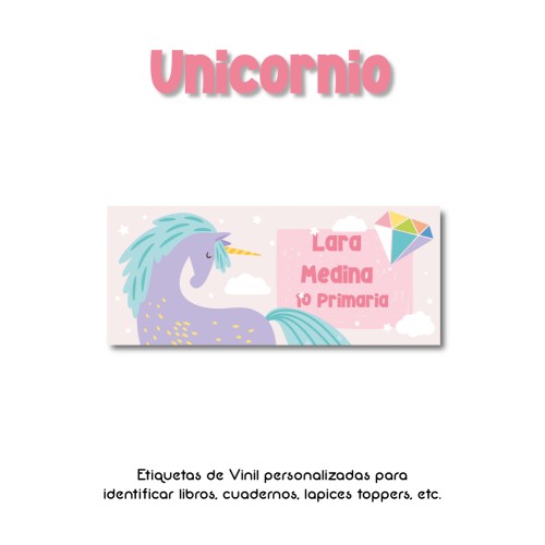 Escuela Vinil Unicornio Escuela Vinil Unicornio