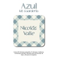 Kit Guarderia Azul