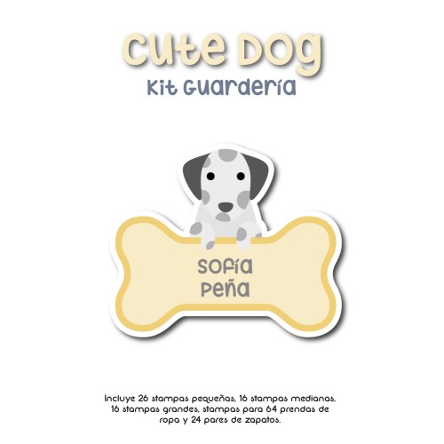 Kit Guarderia Cute Dog Kit Guarderia Cute Dog