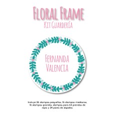 Kit Guarderia Floral Frame