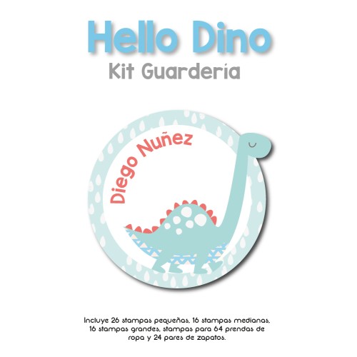 Kit Guarderia Hello Dino Kit Guarderia Hello Dino
