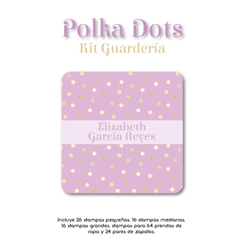 Kit Guarderia Polka Dots Kit Guarderia Polka Dots