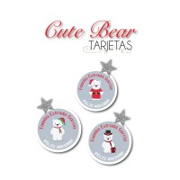 Navidad Tarjetas Cute Bear Navidad Tarjetas Cute Bear