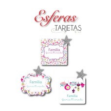 Navidad Tarjetas Esferas Navidad Tarjetas Esferas