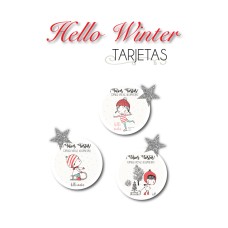 Navidad Tarjetas Hello Winter Navidad Tarjetas Hello Winter