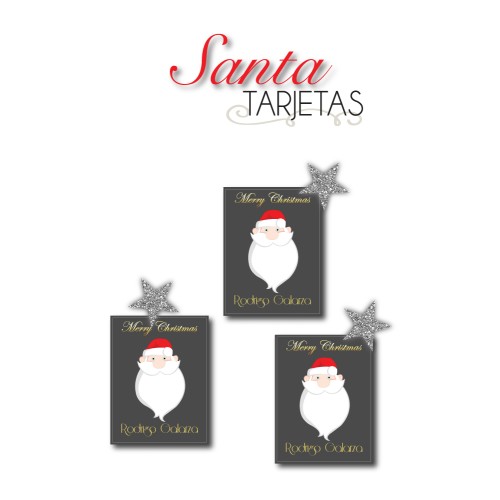Navidad Tarjetas Santa Navidad Tarjetas Santa