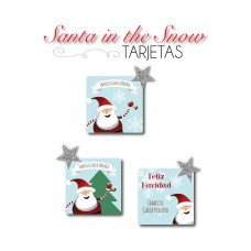 Navidad Tarjetas Santa in the Snow Navidad Tarjetas Santa in the Snow