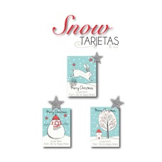 Navidad Tarjetas Snow Navidad Tarjetas Snow