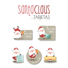 Navidad Tarjetas Santa Claus Navidad Tarjetas Santa Claus