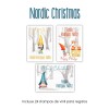 Navidad Etiquetas Nordic Christmas