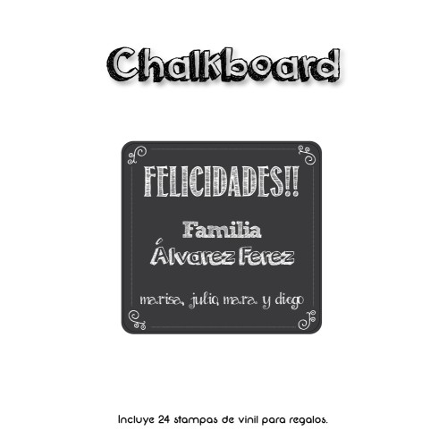 Regalo Chalkboard Regalo Chalkboard