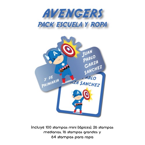 Pack Clothes & School Avengers Pack Clothes & School Avengers
