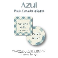 Pack Clothes & School Azul Pack Clothes & School Azul