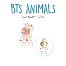 Pack Clothes & School Back to School Animals