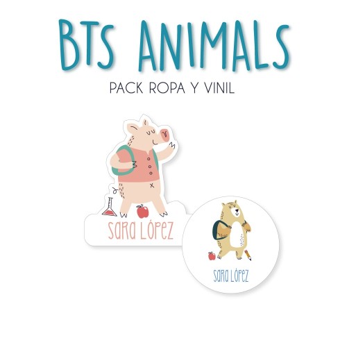 Pack Clothes & School Back to School Animals Pack Clothes & School Back to School Animals