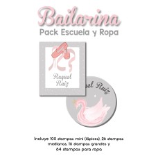 Pack Clothes & School Bailarina