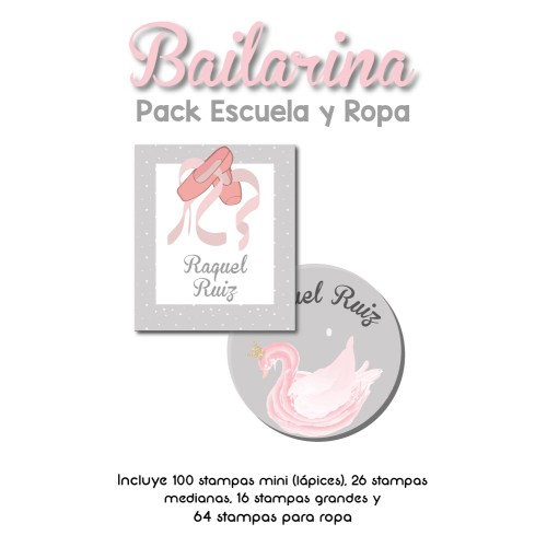 Pack Clothes & School Bailarina Pack Clothes & School Bailarina