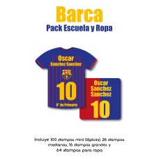 Pack Clothes & School Barca