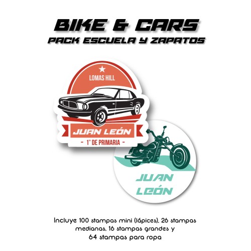 Pack Clothes & School Bike and Car Pack Clothes & School Bike and Car