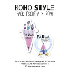 Pack Clothes & School Boho Style