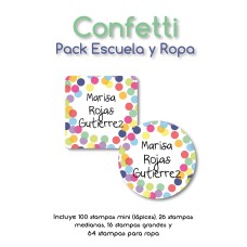 Pack Clothes & School Confetti