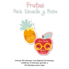 Pack Clothes & School Frutas